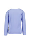 Blue Seven Mini Girl Unicorn Print Long Sleeve Top, Lilac
