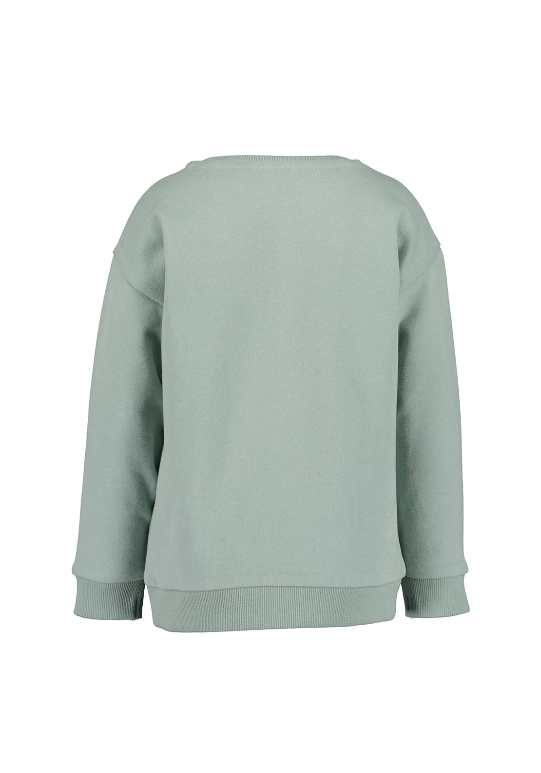 Blue Seven Mini Girl Horse Long Sleeve Sweater, Green
