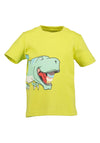 Blue Seven Mini Boy Dino Short Sleeve Tee, Lime Green