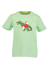 Blue Seven Mini Boy Dino Short Sleeve Tee, Green