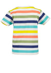 Blue Seven Mini Boy Stripe Short Sleeve Tee, Multi