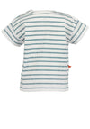 Blue Seven Baby Boy Stripe Short Sleeve Tee, White