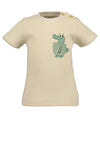Blue Seven Baby Boy Waffle Short Sleeve Tee, Beige