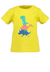 Blue Seven Baby Boy Dino Short Sleeve Tee, Yellow