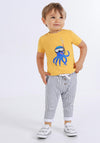 Blue Seven Baby Boy Under The Sea Short Sleeve Tee, Yellow