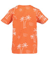 Blue Seven Mini Boy Short Sleeve Tee, Orange