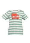 Blue Seven Baby Boy Fire Engine Short Sleeve Tee, Green
