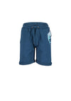 Blue Seven Mini Boy Shark Detail Short, Navy
