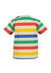 Blue Seven Baby Boy Stripe Tractor Tee, Multi