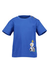 Blue Seven Baby Boy Animal Print Short Sleeve Tee, Blue