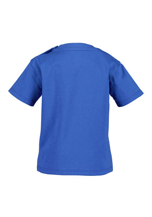 Blue Seven Baby Boy Animal Print Short Sleeve Tee, Blue