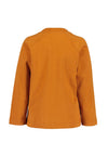 Blue Seven Baby Boy Zebra Long Sleeve Top, Orange