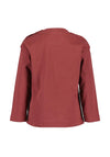 Blue Seven Baby Boy Hedgehog Long Sleeve Top, Red