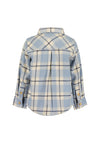 Blue Seven Baby Boy Teddy Check Long Sleeve Shirt, Blue