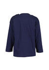 Blue Seven Baby Boy Tractor Long Sleeve Top, Navy