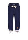 Blue Seven Baby Boy Stripe Cuffed Jogger, Navy