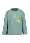 Blue Seven Baby Boy Animal Long Sleeve Top, Green