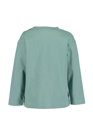 Blue Seven Baby Boy Animal Long Sleeve Top, Green