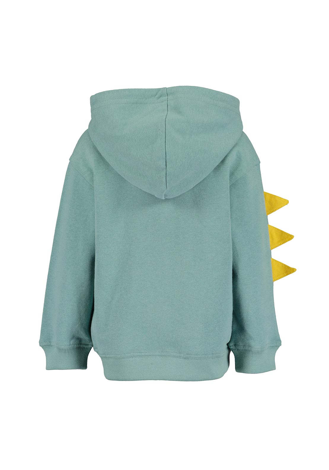 Blue Seven Baby Boy Long Sleeve Full Zip Hooded Sweater, Green