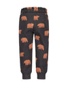 Blue Seven Baby Boy Bear Print Jogger, Grey Multi