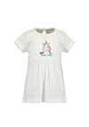 Blue Seven Baby Girl Solar Print Tunic, White