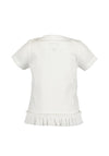 Blue Seven Baby Girl Short Sleeve Tee, White