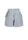 Blue Seven Baby Girl Stripe Short, Blue