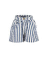 Blue Seven Baby Girl Stripe Short, Blue