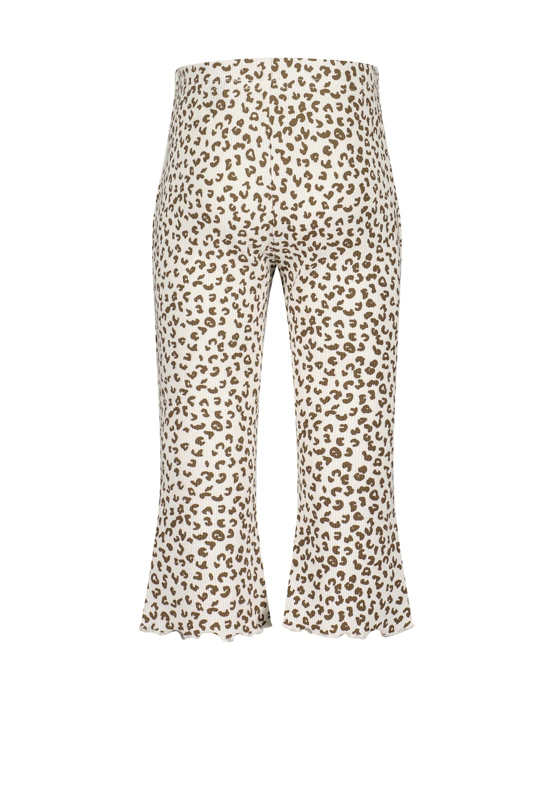 Blue Seven Baby Girl Animal Print Flare Legging, Beige