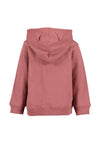 Blue Seven Baby Girl Hooded Full Zip Sweater, Pink