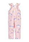 Blue Seven Baby Girl Unicorn Dungaree, Pink