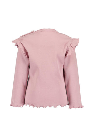 Blue Seven Baby Girl Cat Long Sleeve Top, Pink