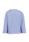Blue Seven Baby Girl Unicorn Print Long Sleeve Sweater, Purple