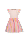 Blue Seven Baby Girl Rainbow Tulle Dress, Pink