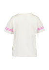 Blue Seven Mini Girl Print Short Sleeve Tee, White