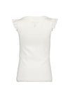 Blue Seven Mini Girl Frill Sleeve Seaside Tee, White