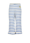 Blue Seven Mini Girl Stripe Frill Hem Trouser, White