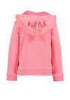 Blue Seven Mini Girl Rainbow Long Sleeve Hooded Jacket, Pink