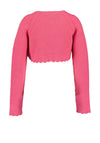 Blue Seven Mini Girl Knit Long Sleeve Bolero, Pink