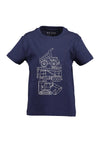 Blue Seven Mini Boy Digger Short Sleeve Tee, Navy