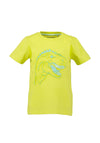 Blue Seven Mini Boy Dino Short Sleeve Tee, Yellow