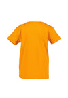 Blue Seven Mini Boy Short Sleeve Shark Soda Tee, Orange