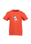 Blue Seven Mini Boy Short Sleeve Bird Tee, Red