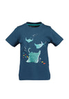 Blue Seven Mini Boy Short Sleeve Sequin Tee, Navy