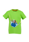 Blue Seven Mini Boy Short Sleeve Bumbag Tee, Green