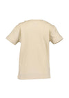 Blue Seven Mini Boy Dino Pizza Short Sleeve Tee, Beige