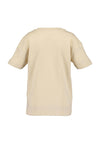 Blue Seven Mini Boy Sequin Dino Short Sleeve Tee, Beige