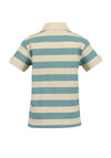Blue Seven Mini Boy Stripe Short Sleeve Polo, Multi