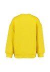 Blue Seven Mini Boy Dino Long Sleeve Sweater, Yellow