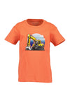 Blue Seven Mini Boy Digger Short Sleeve Tee, Orange